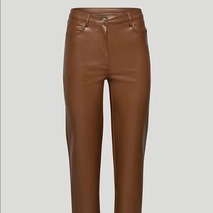 Melina Leather Pant in Short length